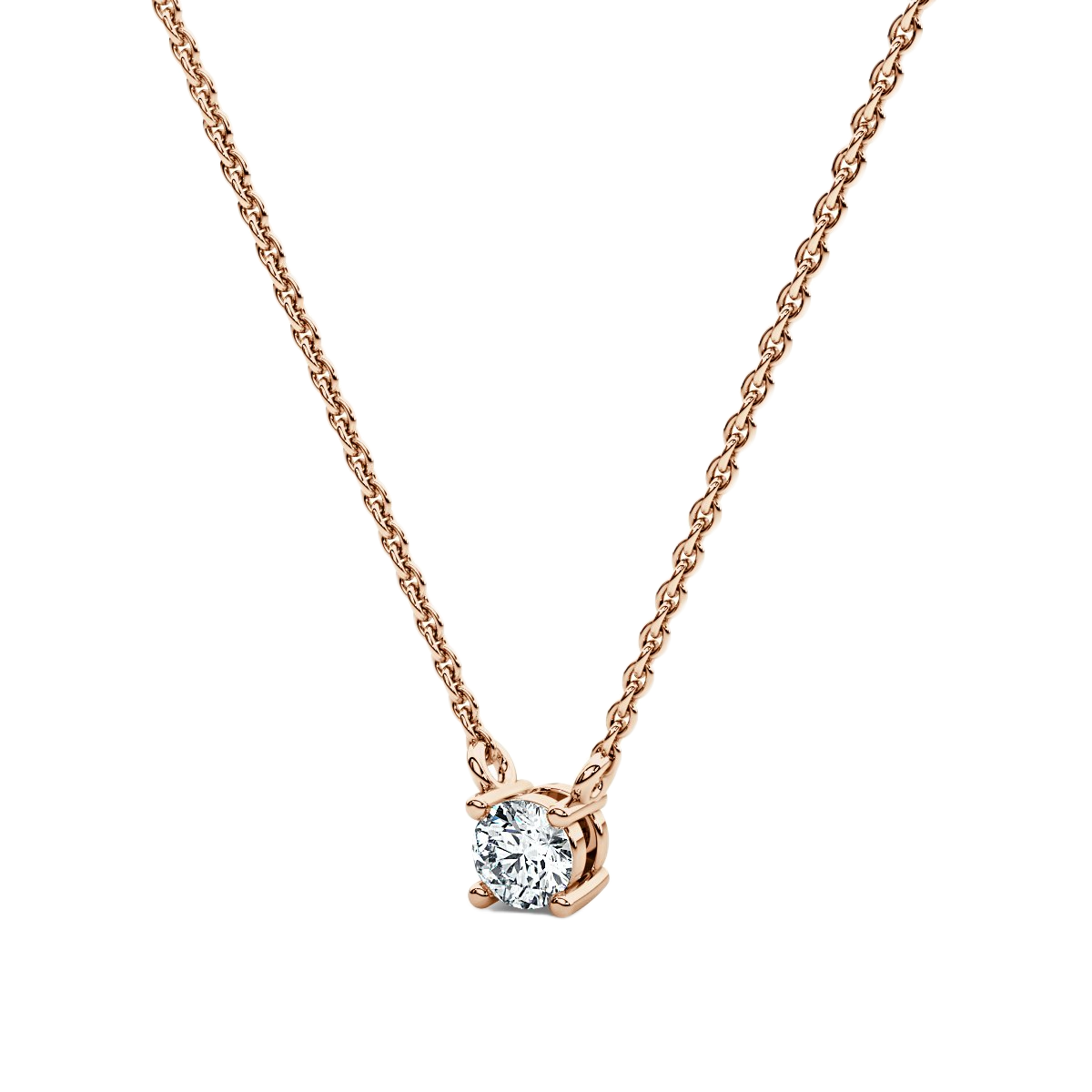 Solitaire Diamond Pendant
