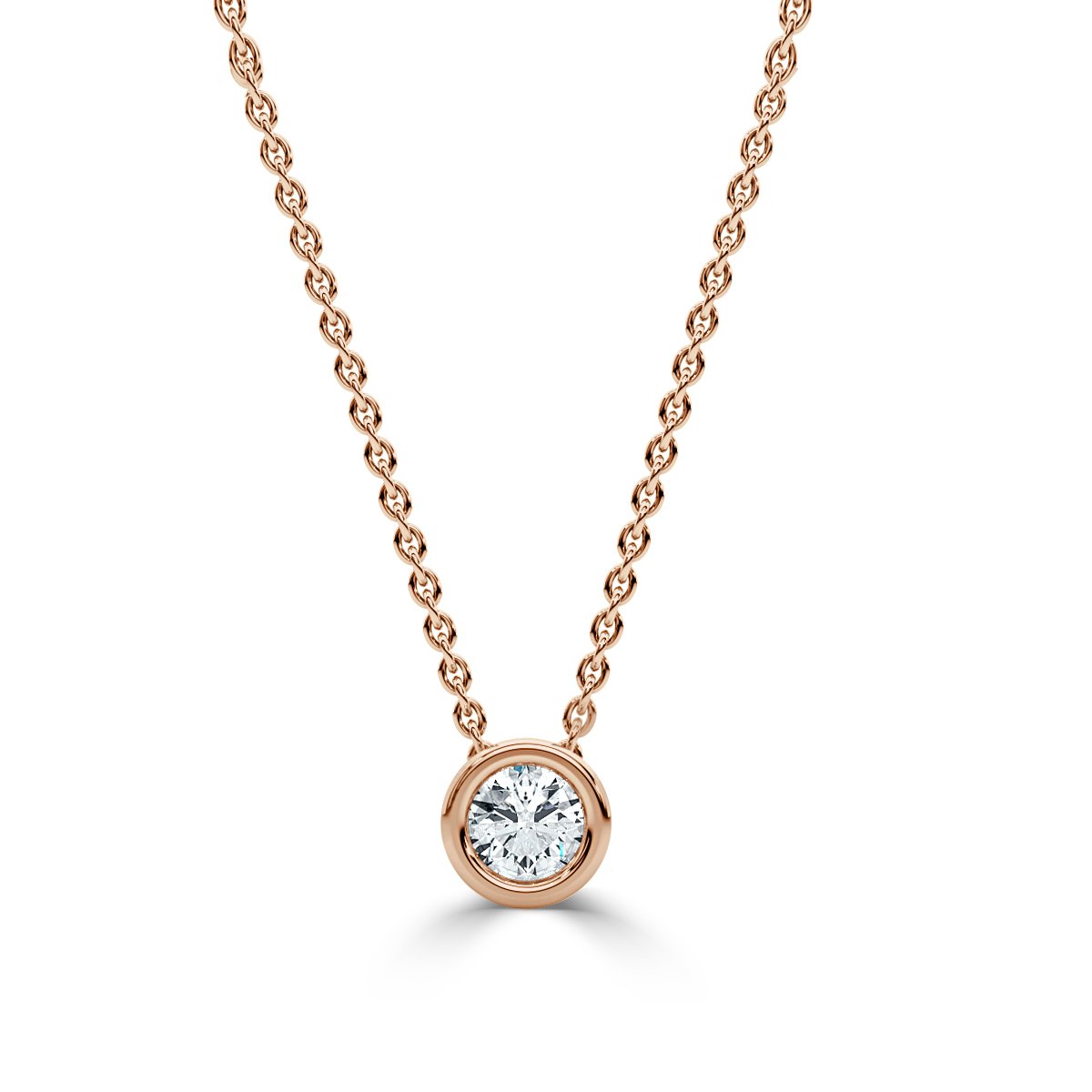 Solitaire Diamond Pendant