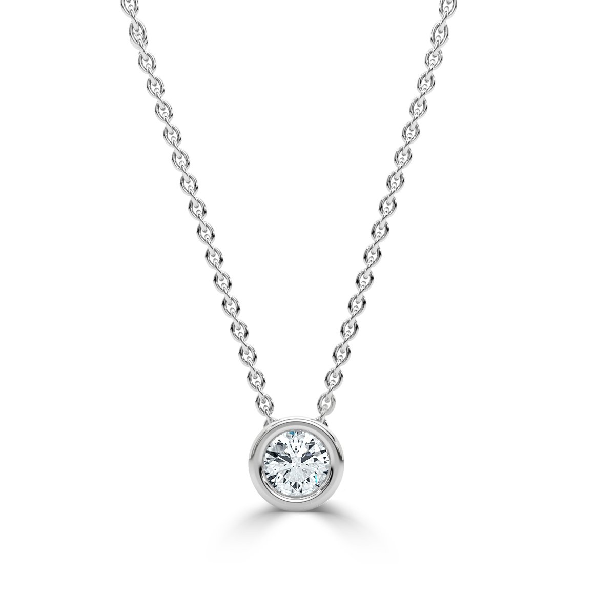 Solitaire Diamond Pendant