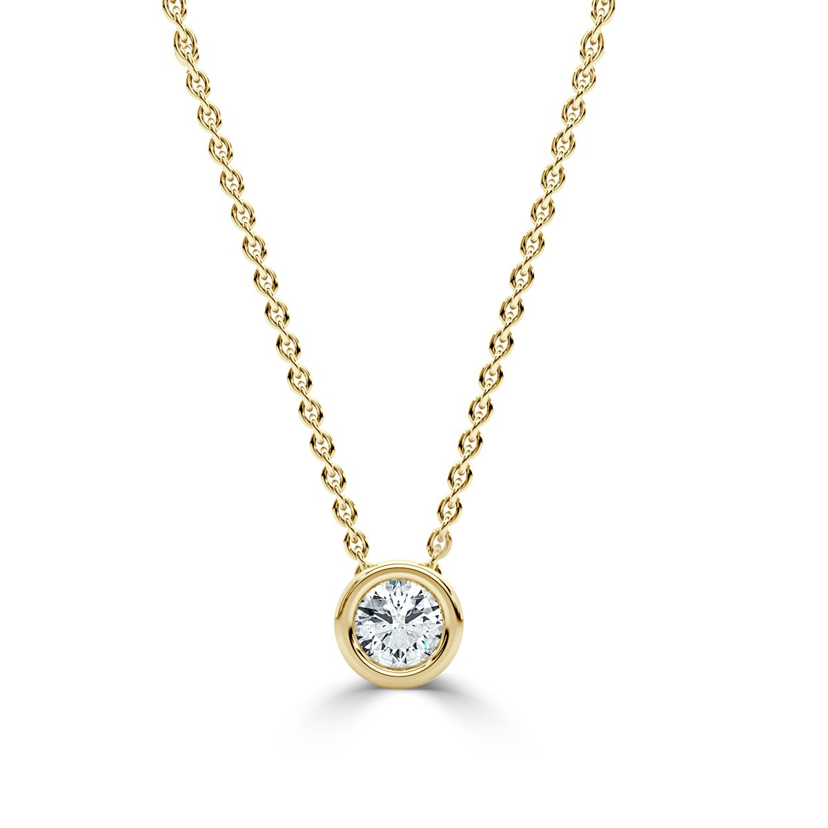 Solitaire Diamond Pendant