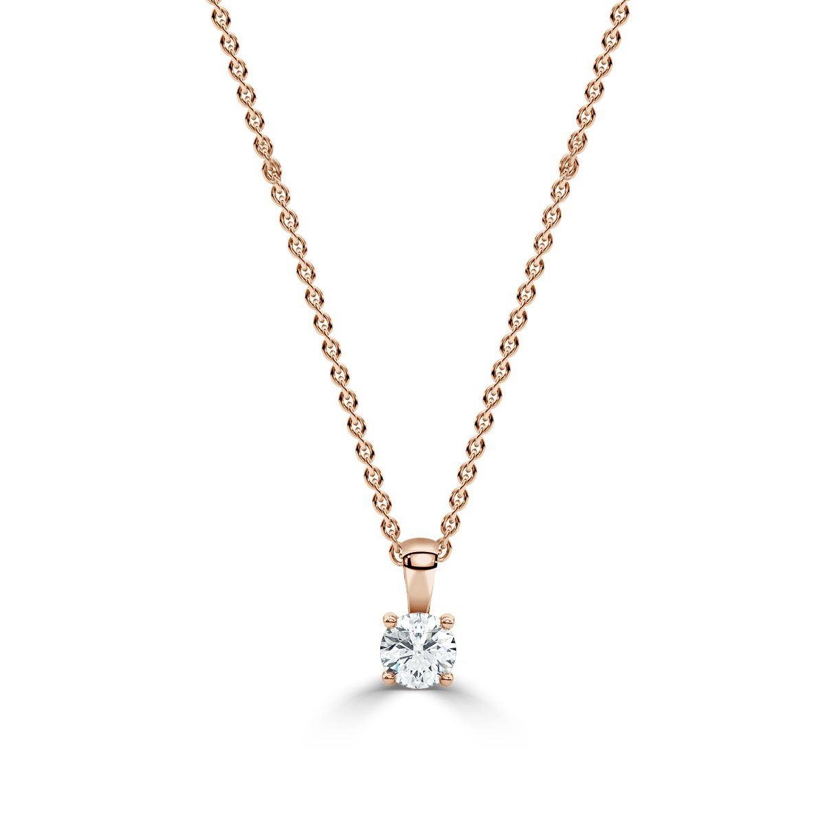 Solitaire Diamond Pendant