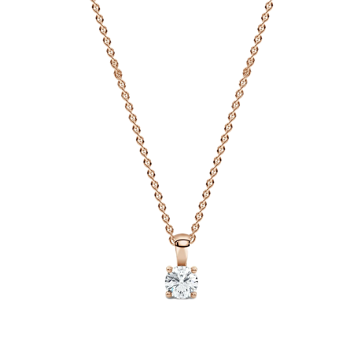 Solitaire Diamond Pendant