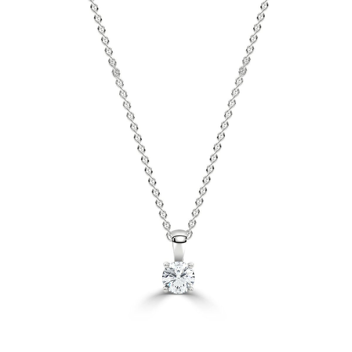 Solitaire Diamond Pendant