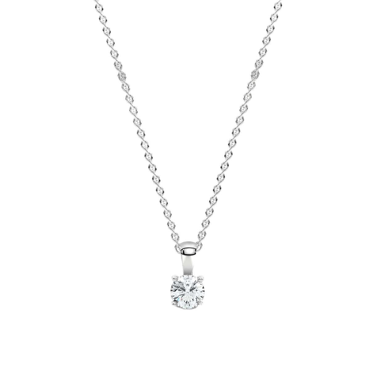 Solitaire Diamond Pendant