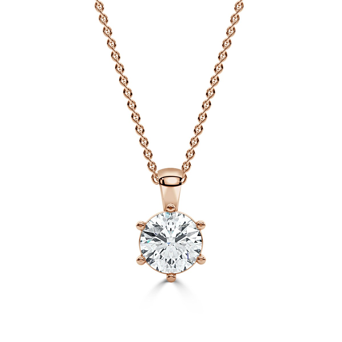 Solitaire Diamond Pendant