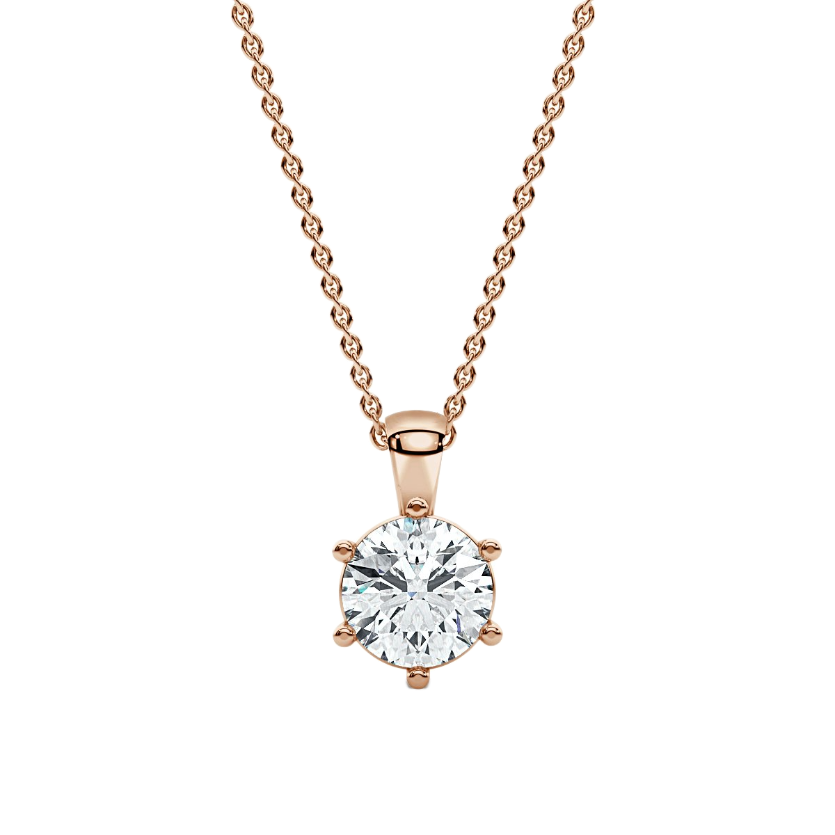 Solitaire Diamond Pendant