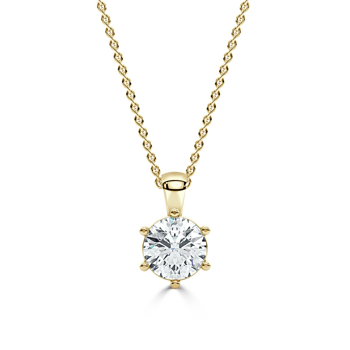 Solitaire Diamond Pendant