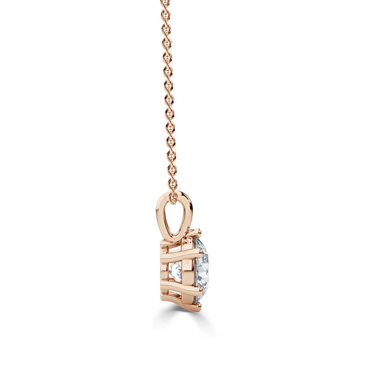 Solitaire Diamond Pendant