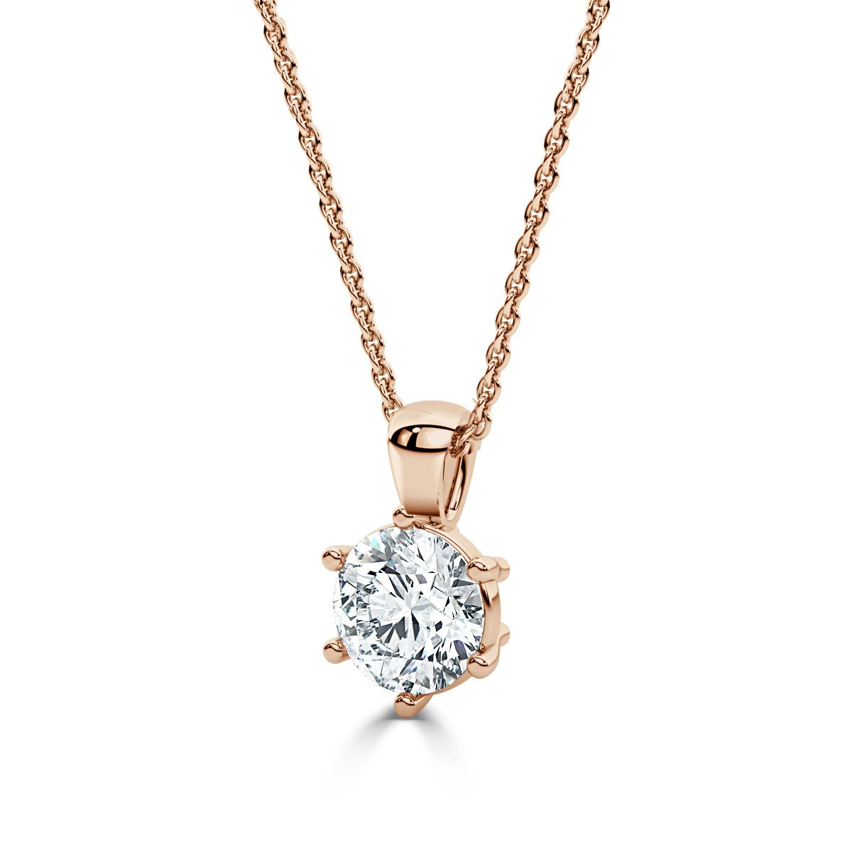 Solitaire Diamond Pendant