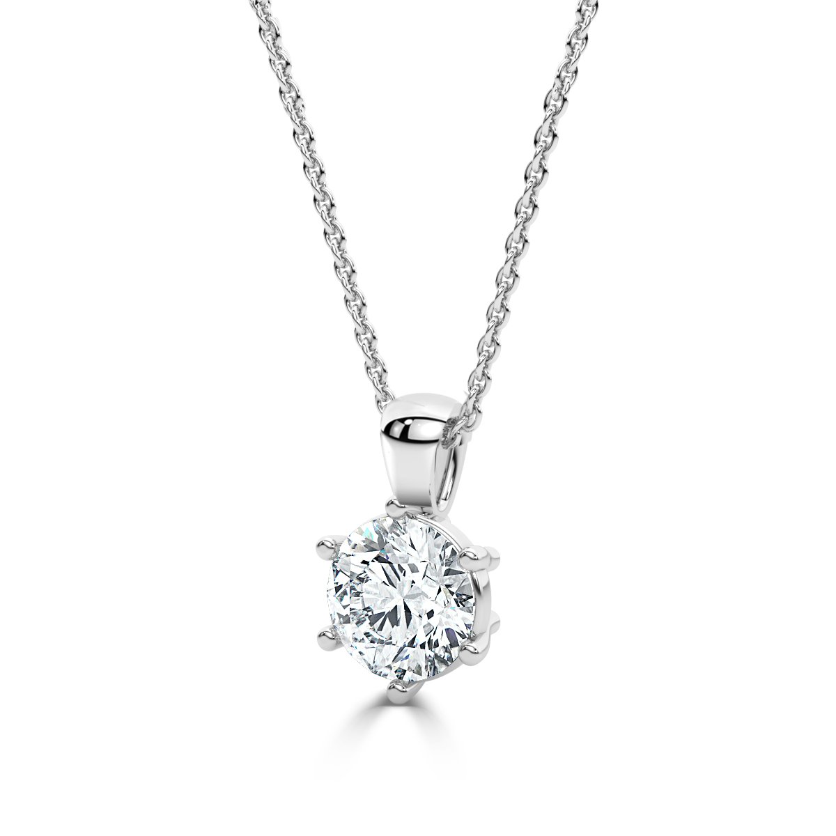 Solitaire Diamond Pendant