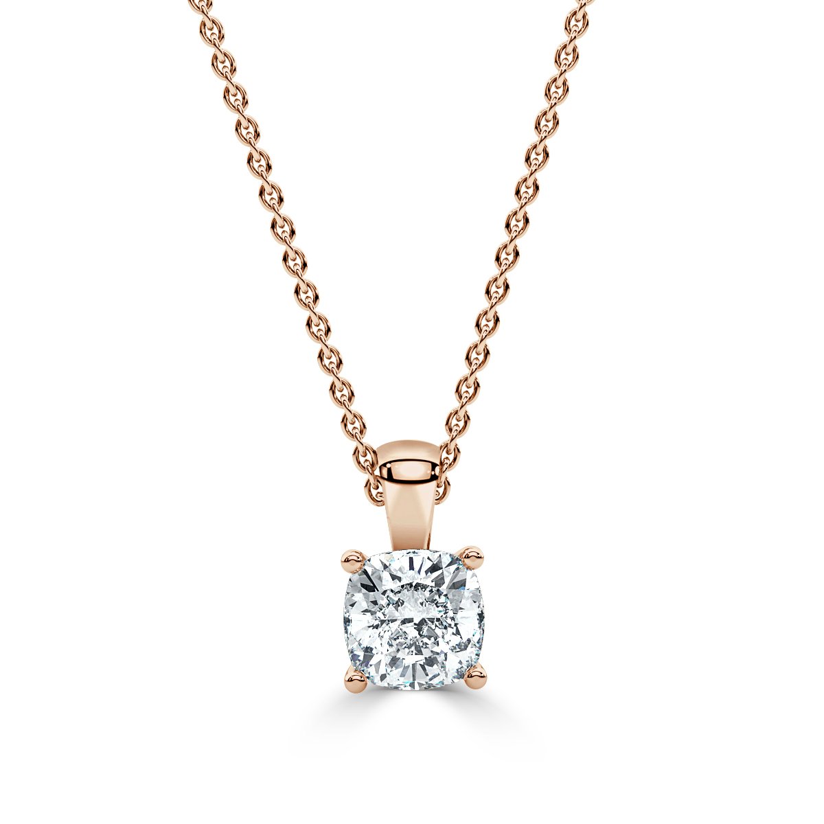 Solitaire Diamond Pendant