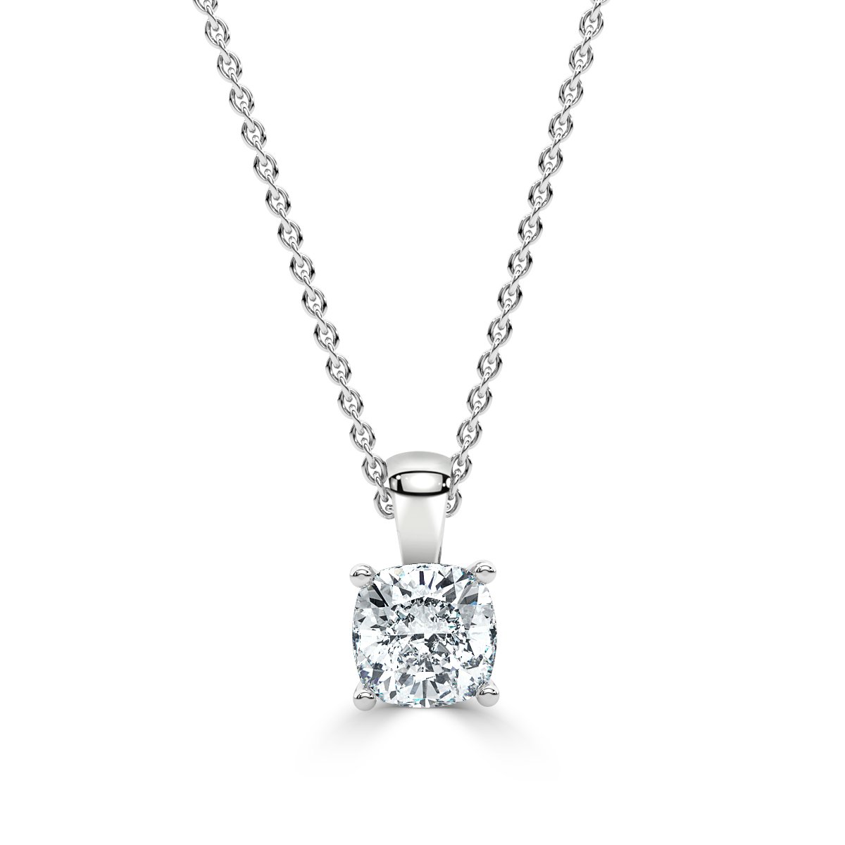 Solitaire Diamond Pendant