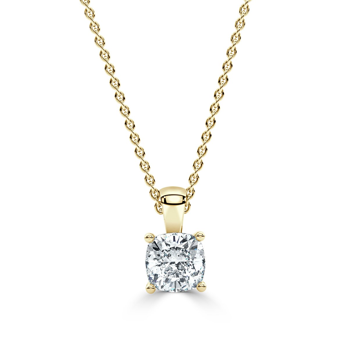 Solitaire Diamond Pendant