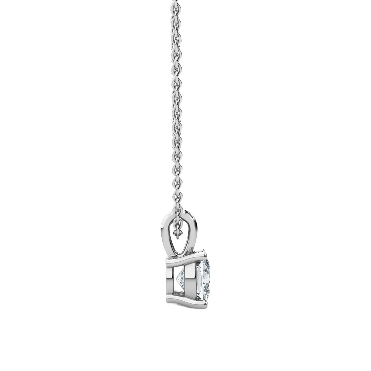 Solitaire Diamond Pendant