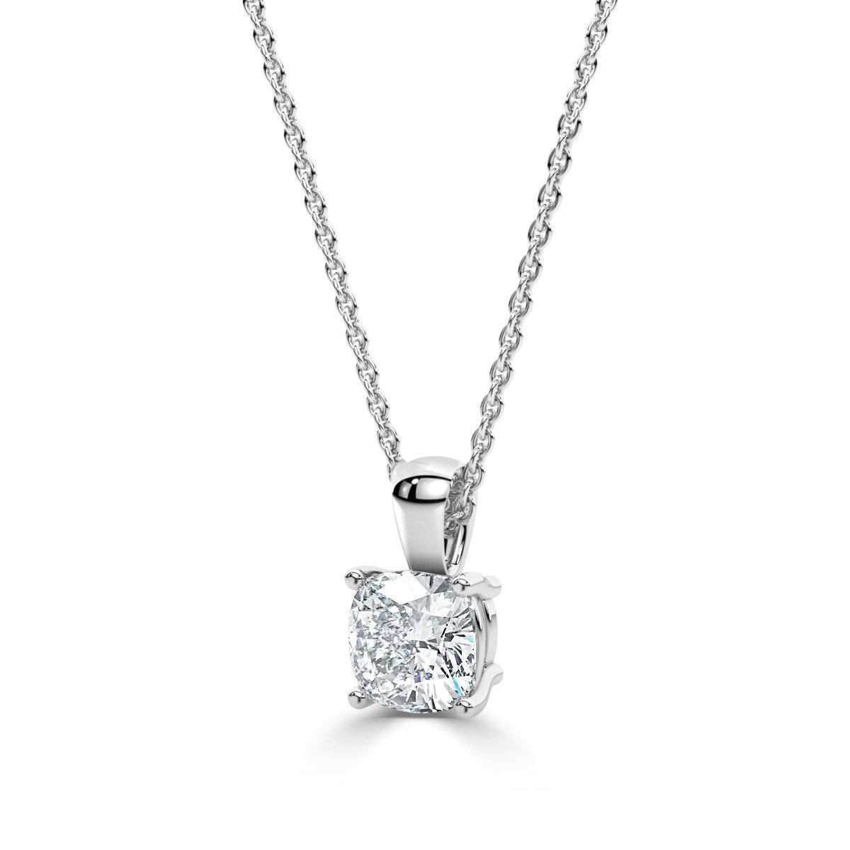 Solitaire Diamond Pendant