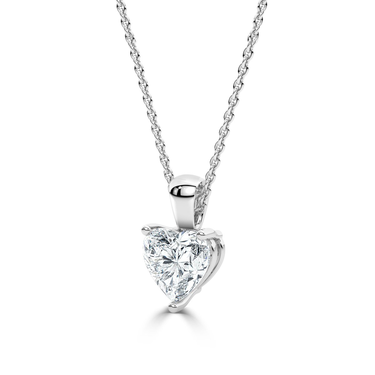 Solitaire Diamond Pendant