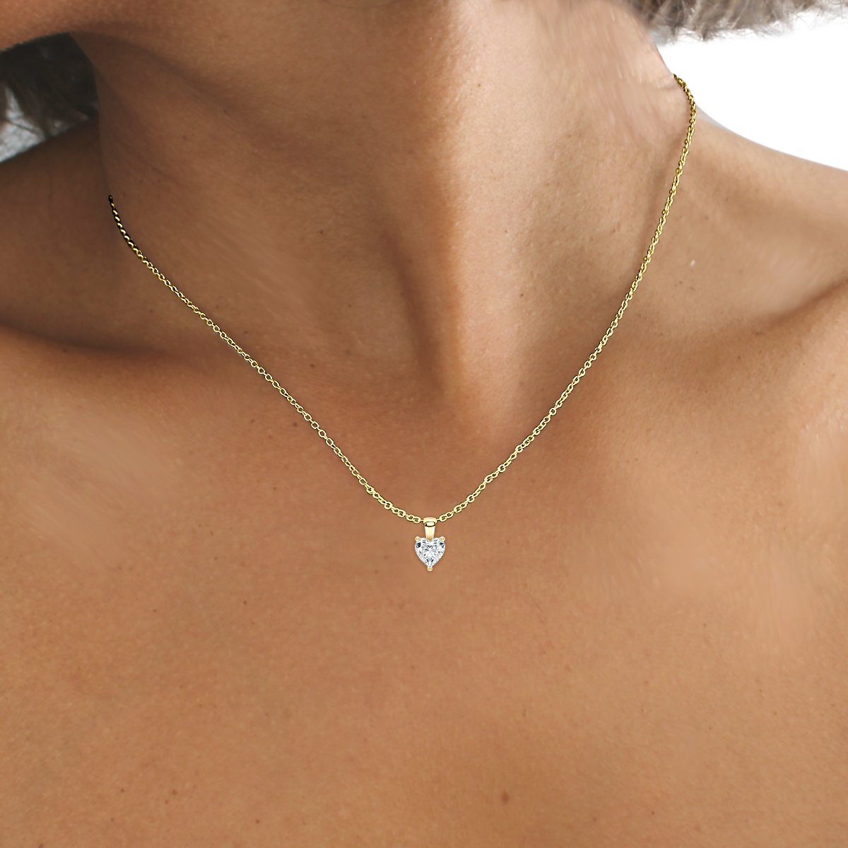 Solitaire Diamond Pendant