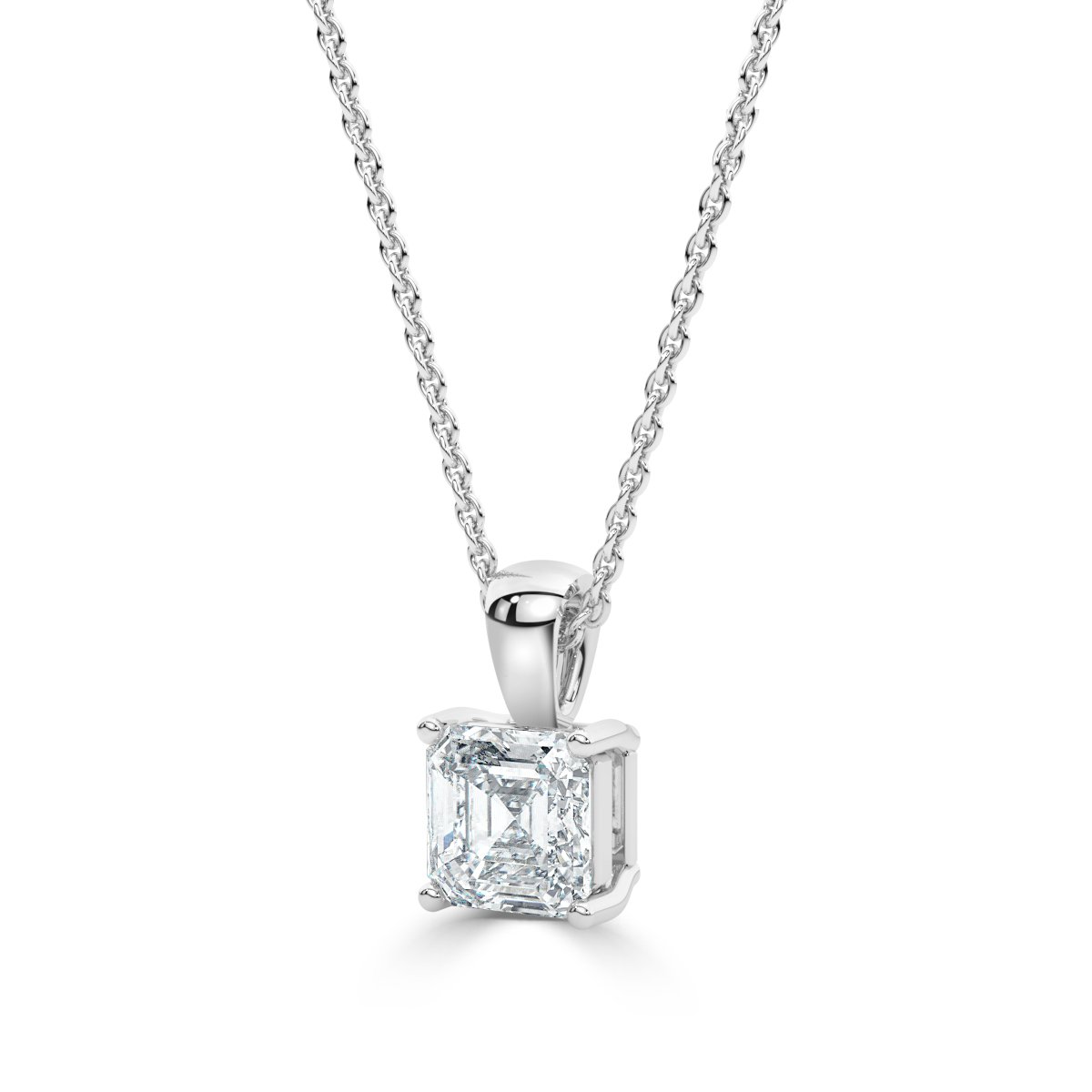 Solitaire Diamond Pendant