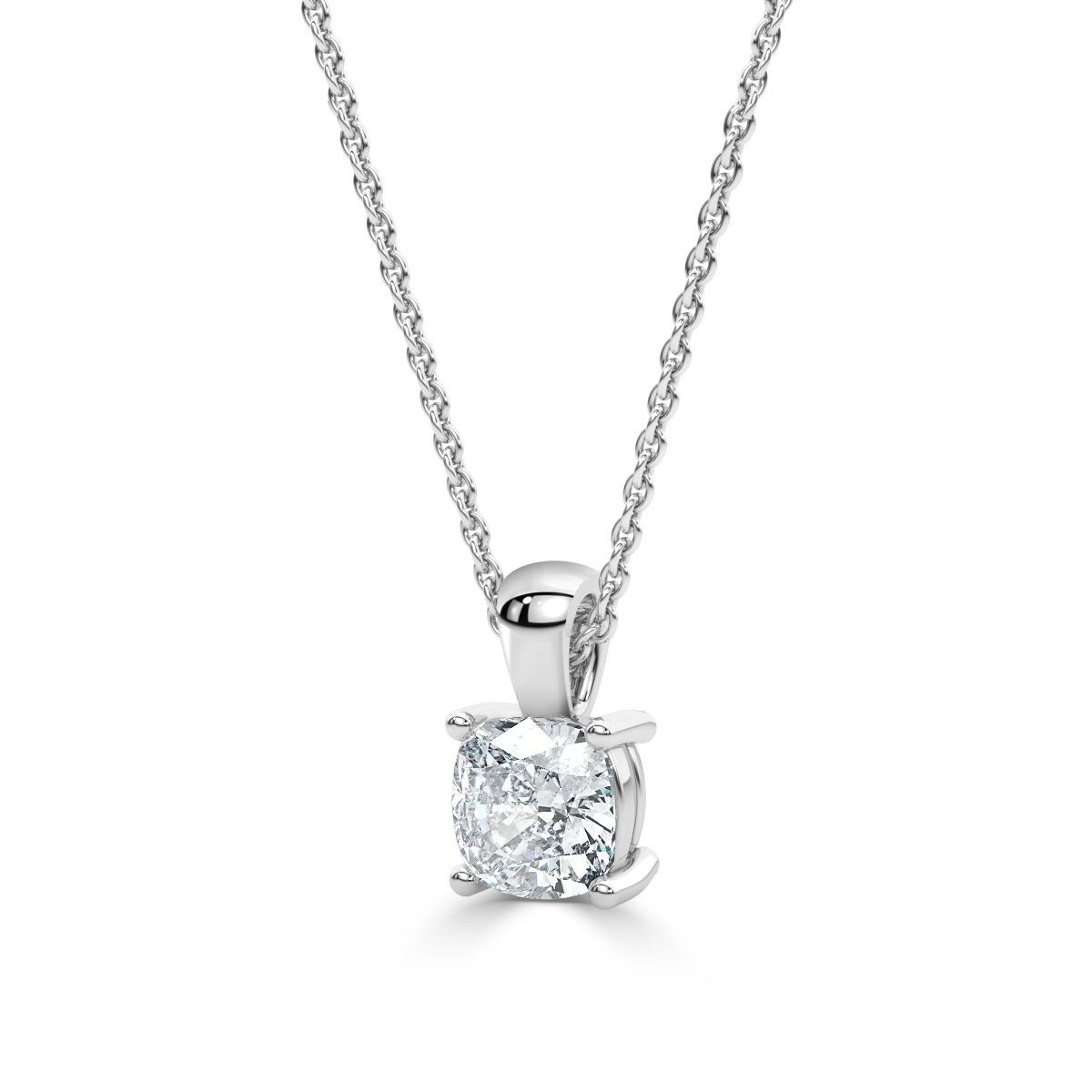 Solitaire Diamond Pendant