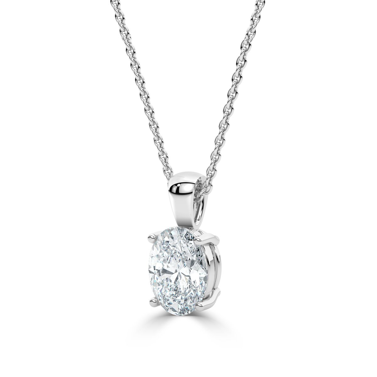 Solitaire Diamond Pendant