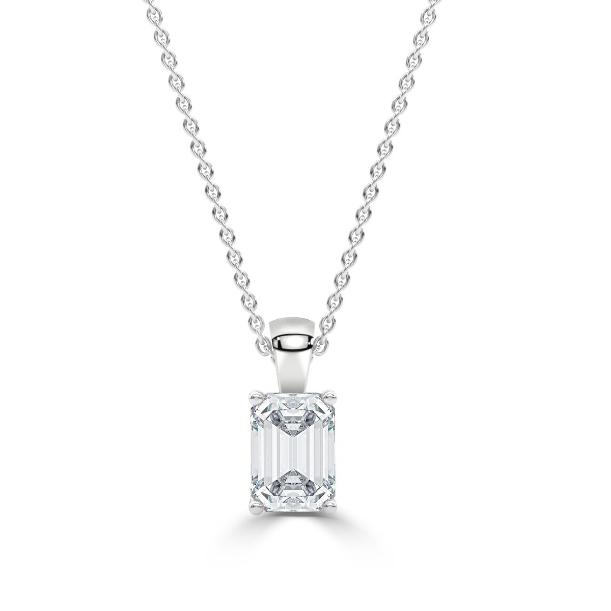 Solitaire Diamond Pendant