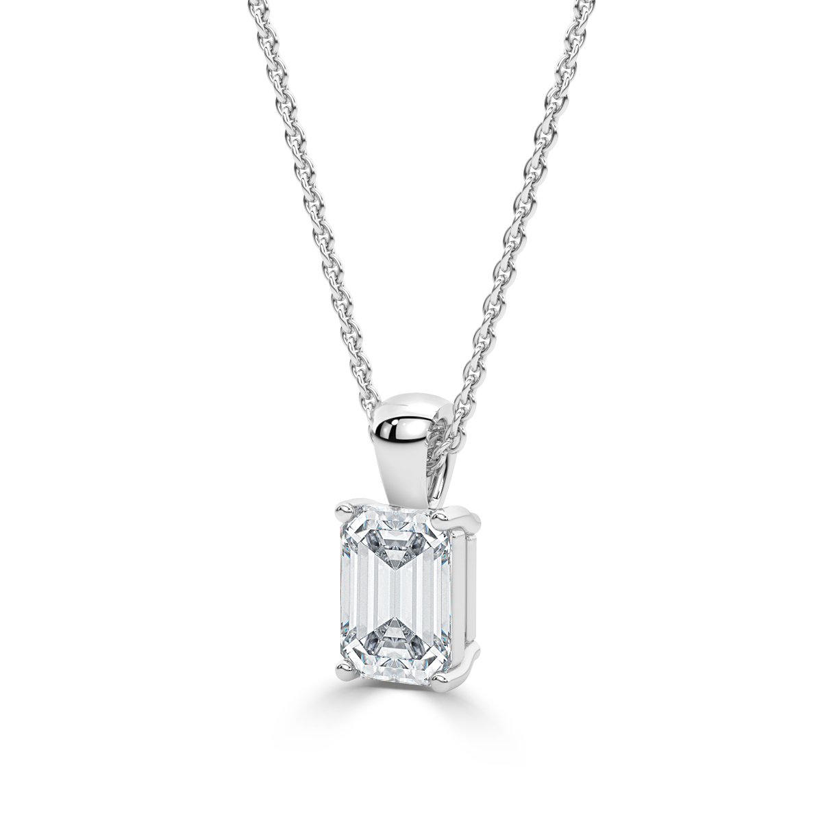 Solitaire Diamond Pendant