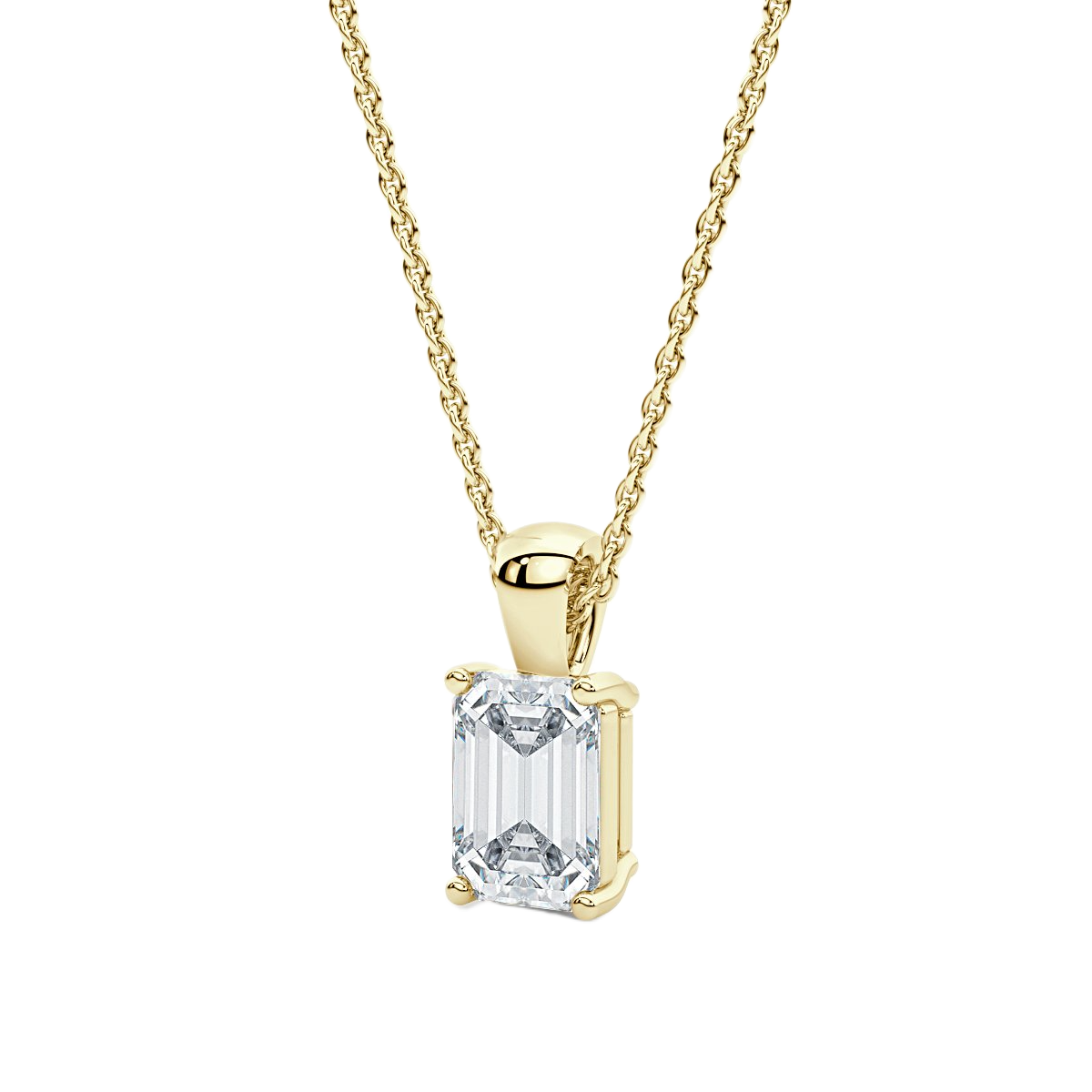 Solitaire Diamond Pendant