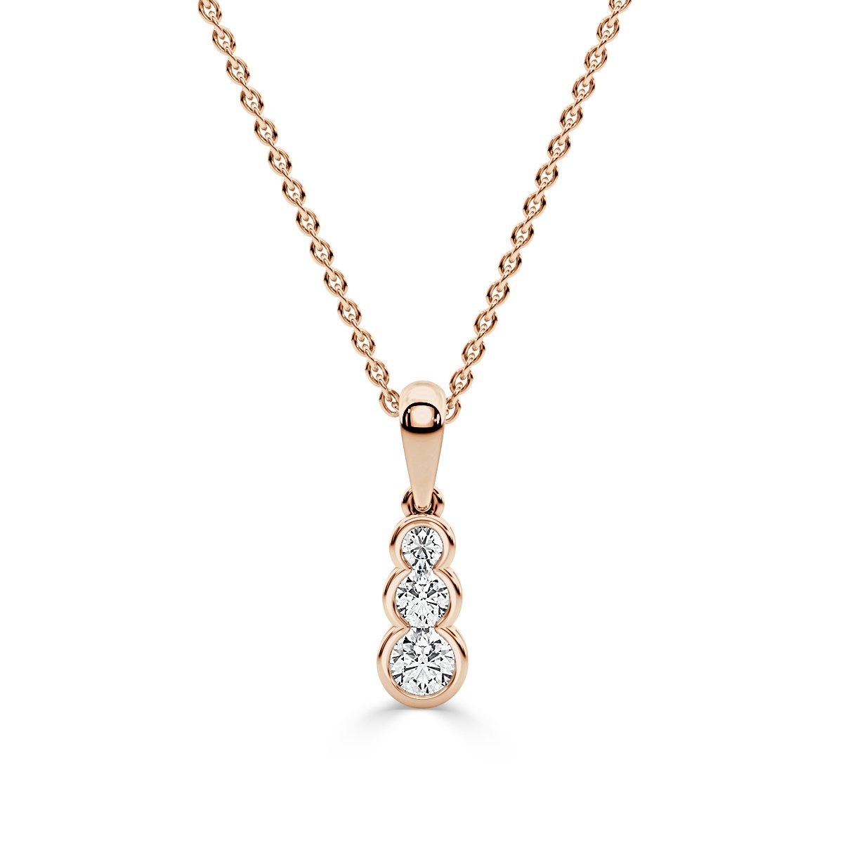 Drop Diamond Pendant