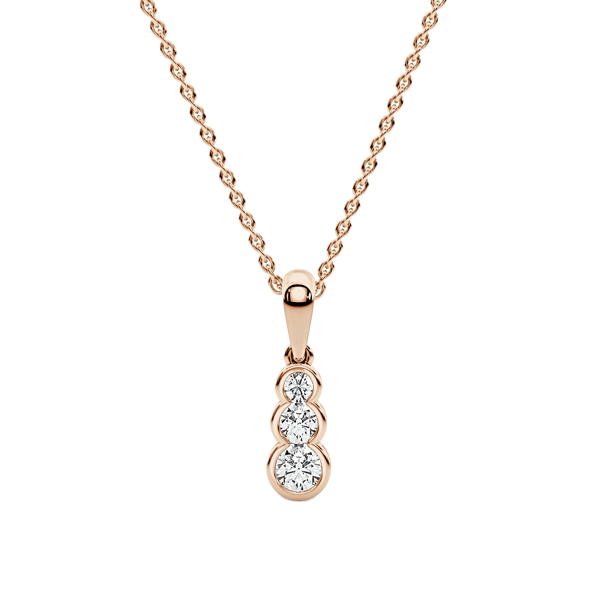 Drop Diamond Pendant