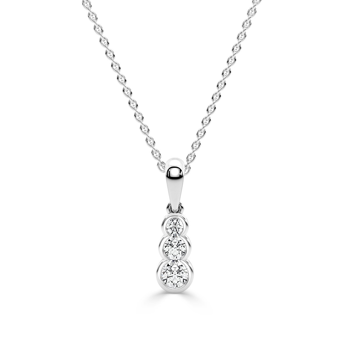 Drop Diamond Pendant