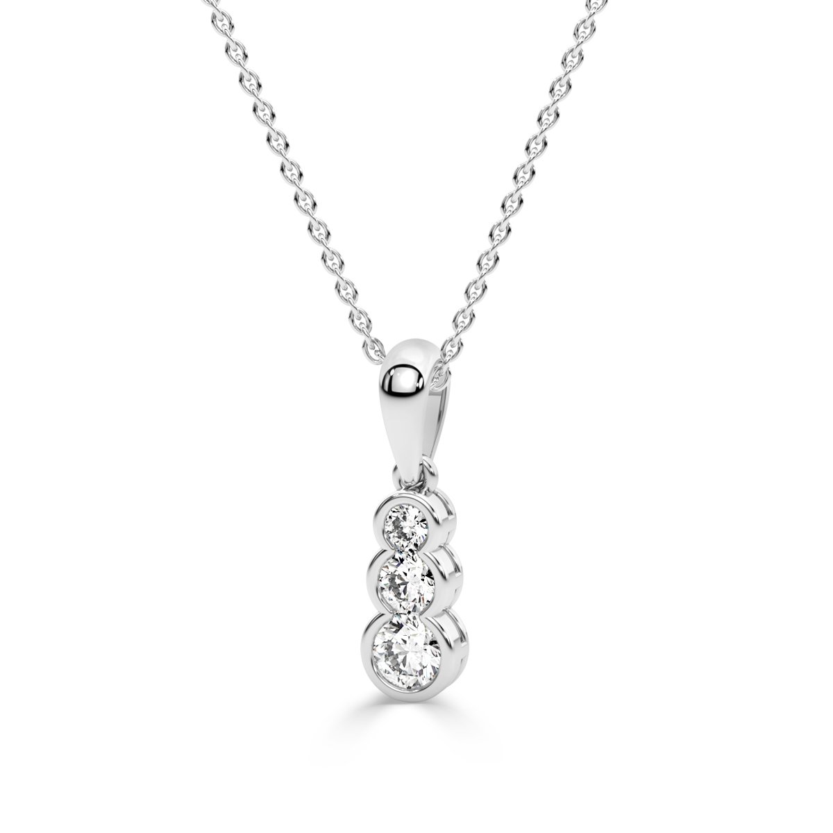 Drop Diamond Pendant