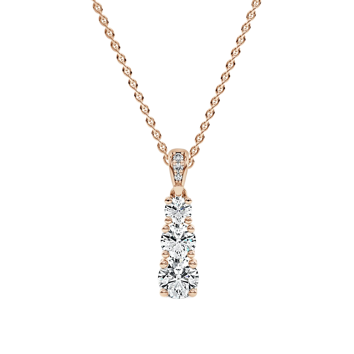 Drop Diamond Pendant