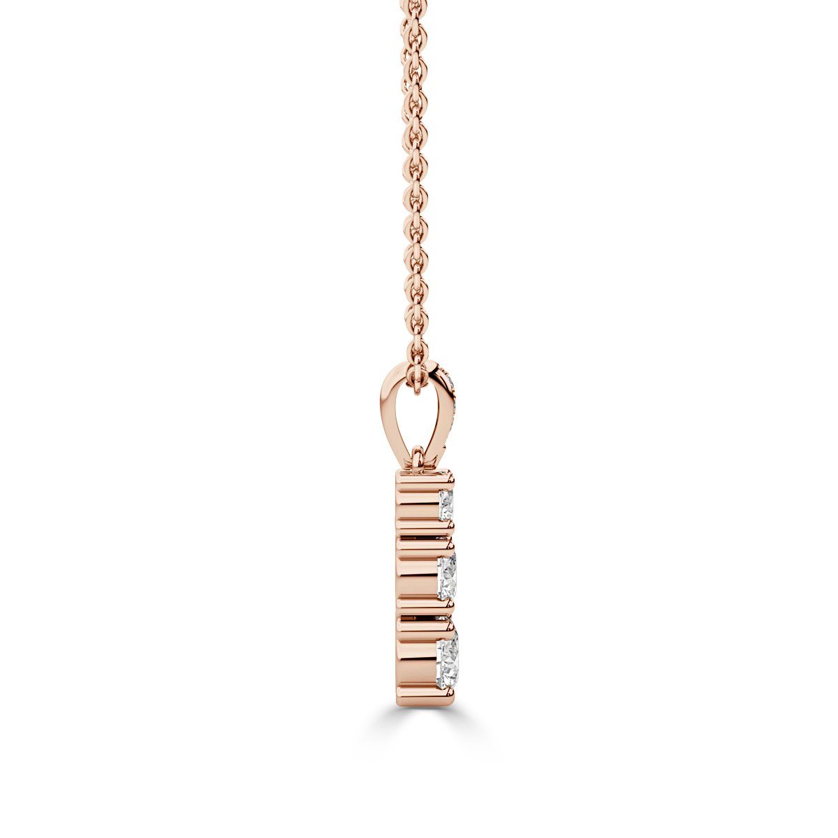Drop Diamond Pendant