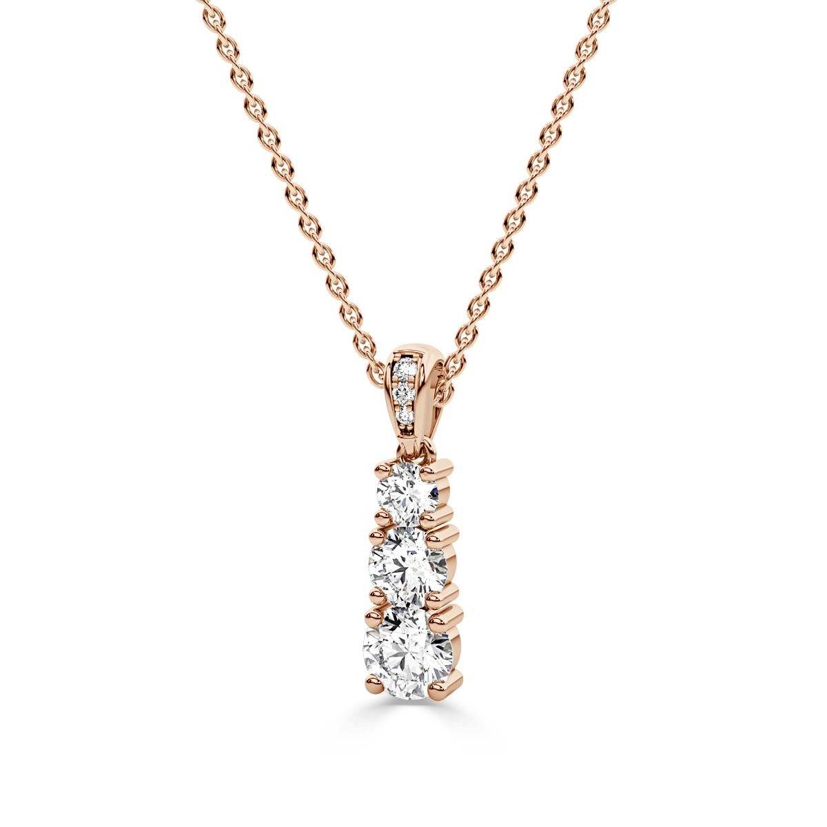 Drop Diamond Pendant