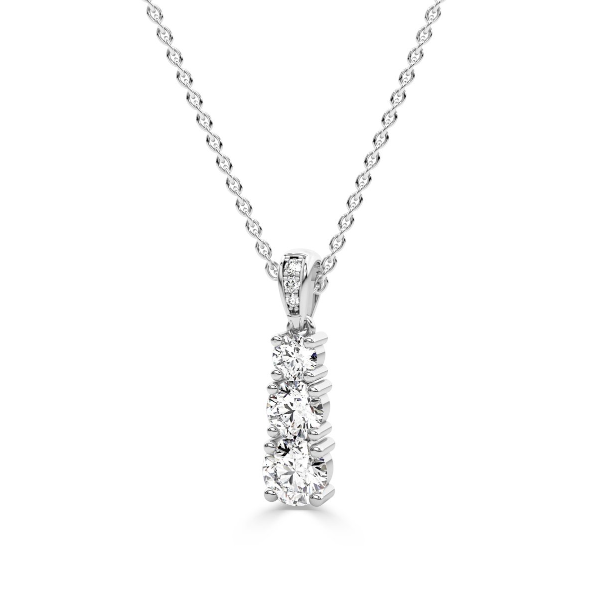 Drop Diamond Pendant