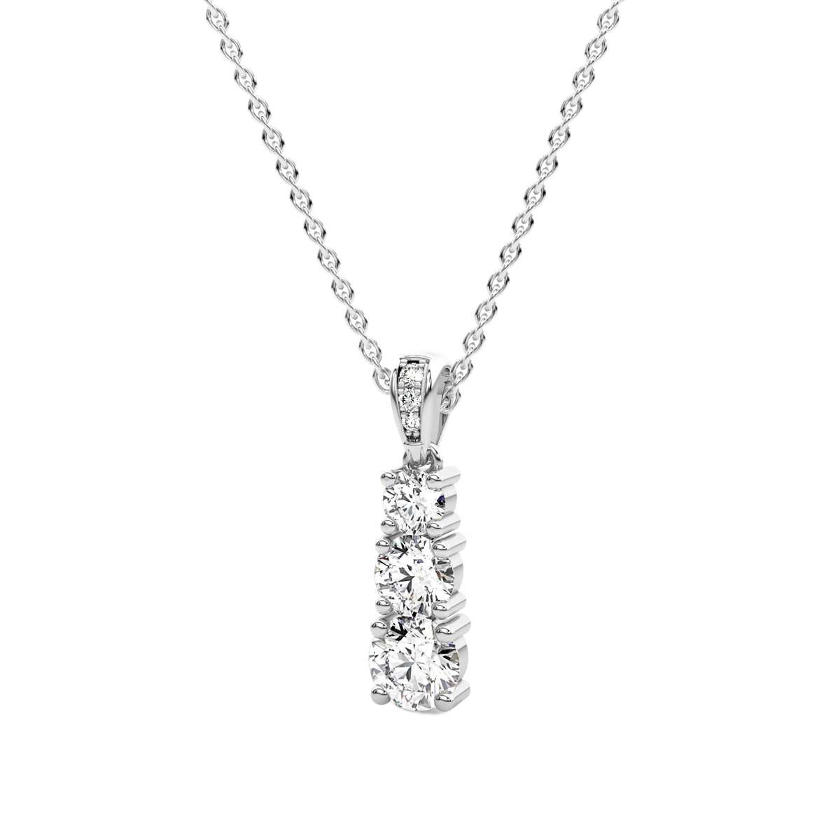 Drop Diamond Pendant