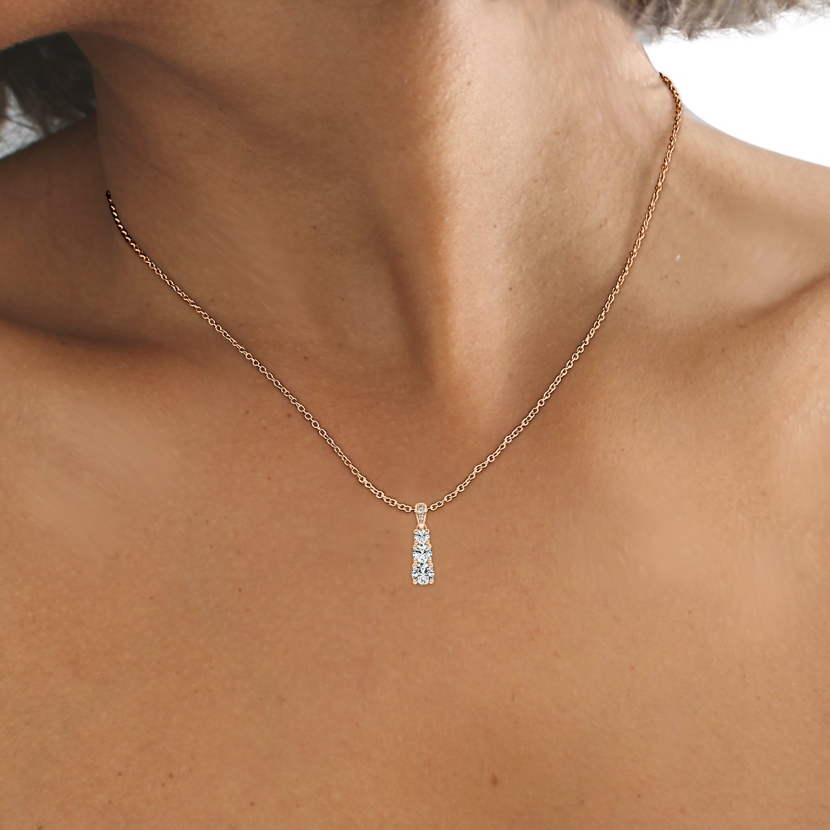 Drop Diamond Pendant