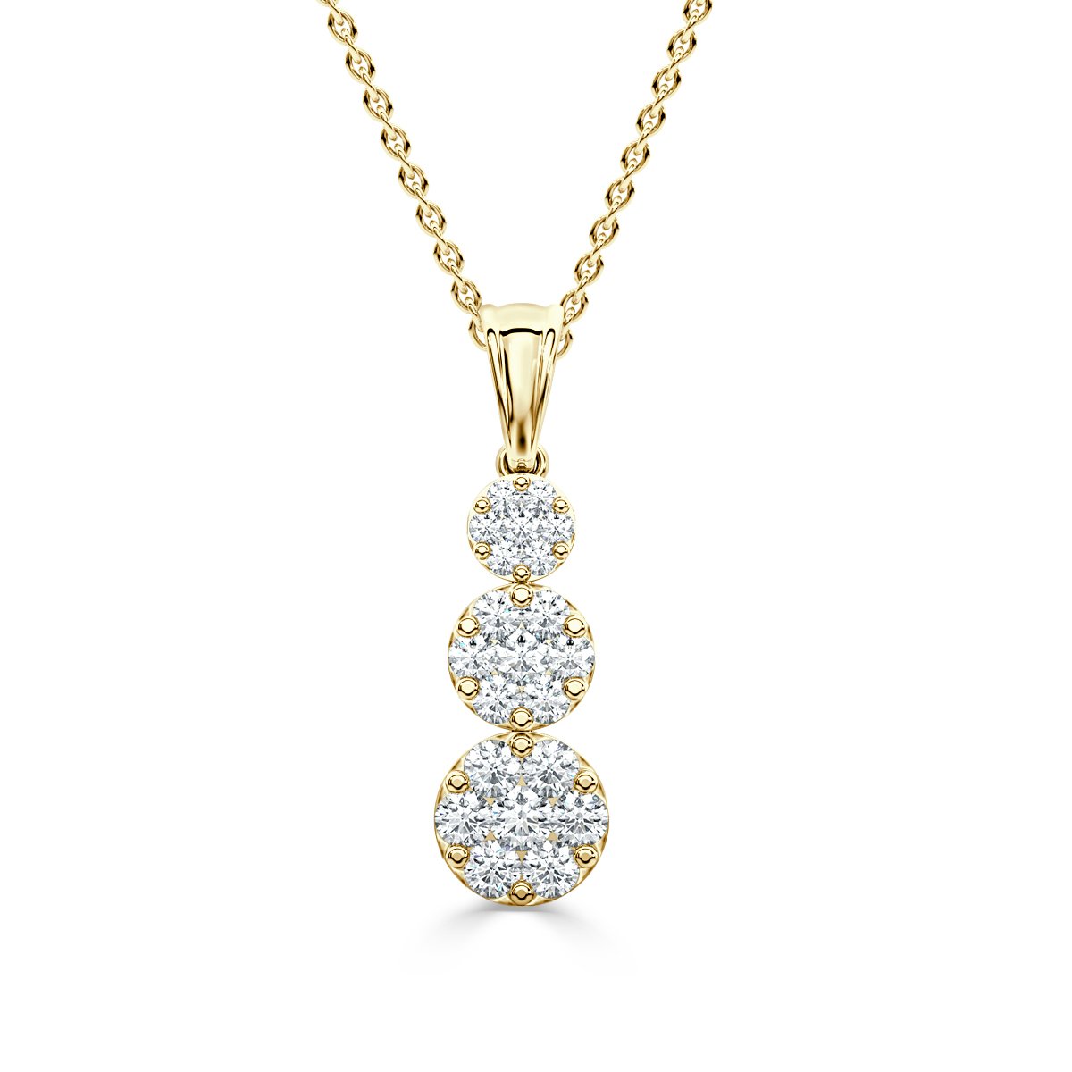 Drop Diamond Pendant