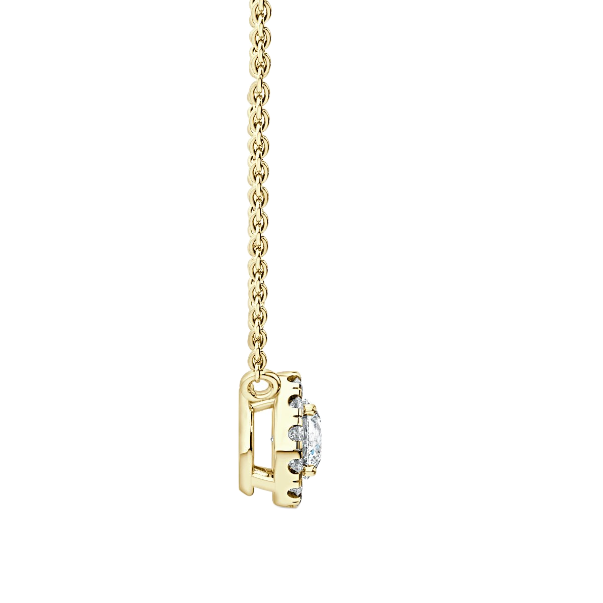 Halo Diamond Pendant
