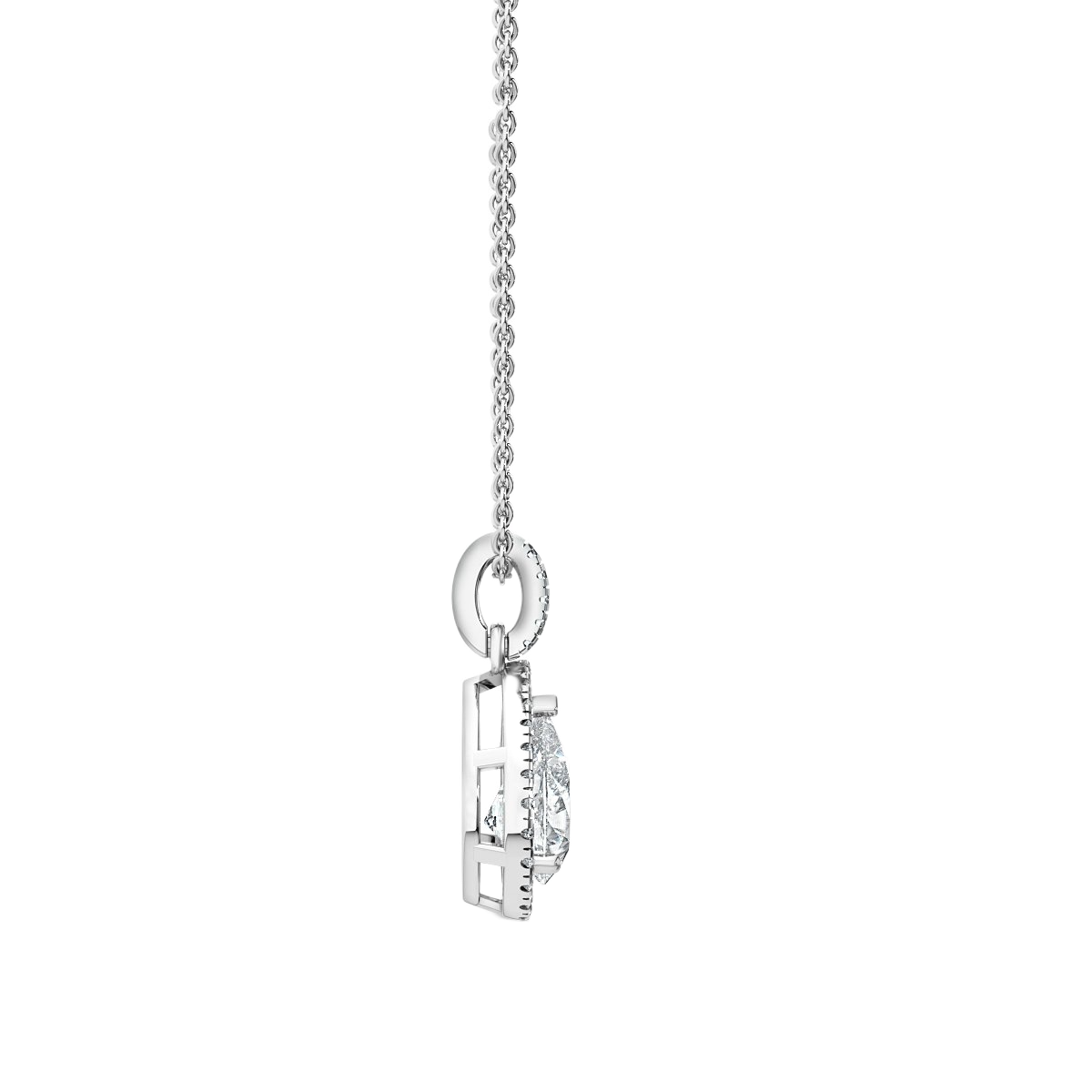 Halo Diamond Pendant