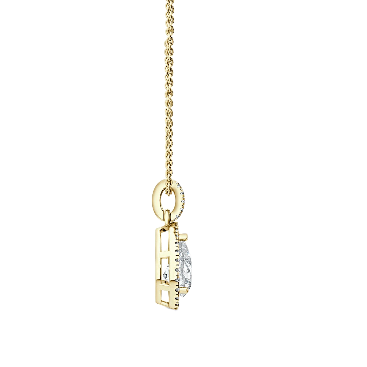 Halo Diamond Pendant