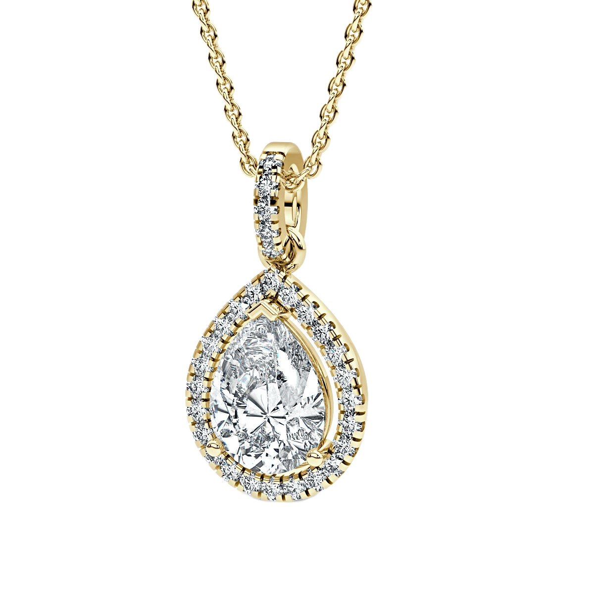 Halo Diamond Pendant