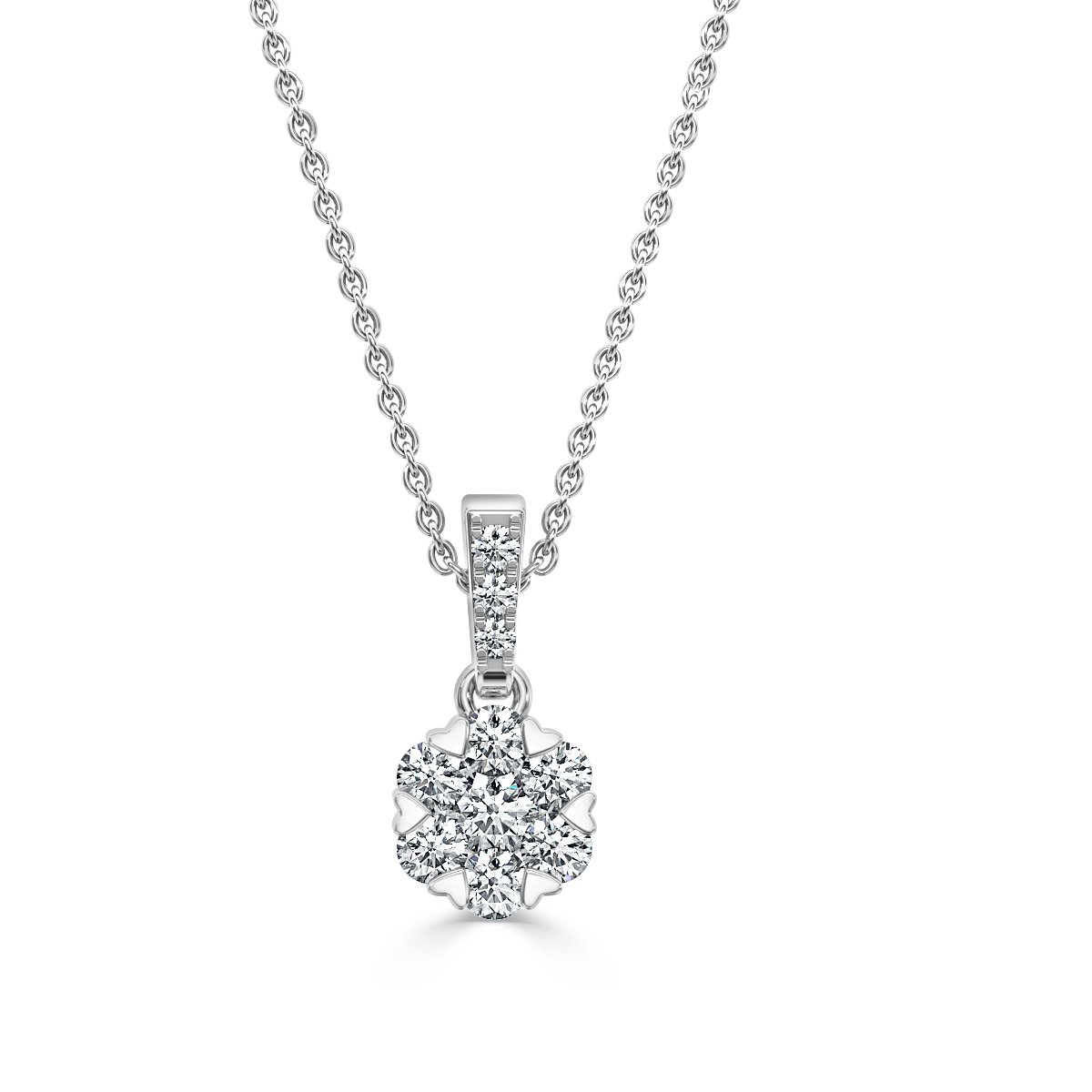Diamond Designer Pendants Necklace Sets in Hatton Garden London