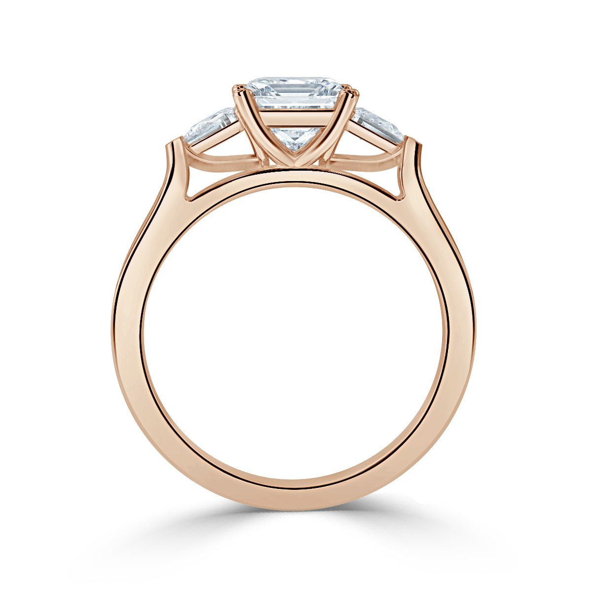 Princess With Pear Shape Trilogy Ring