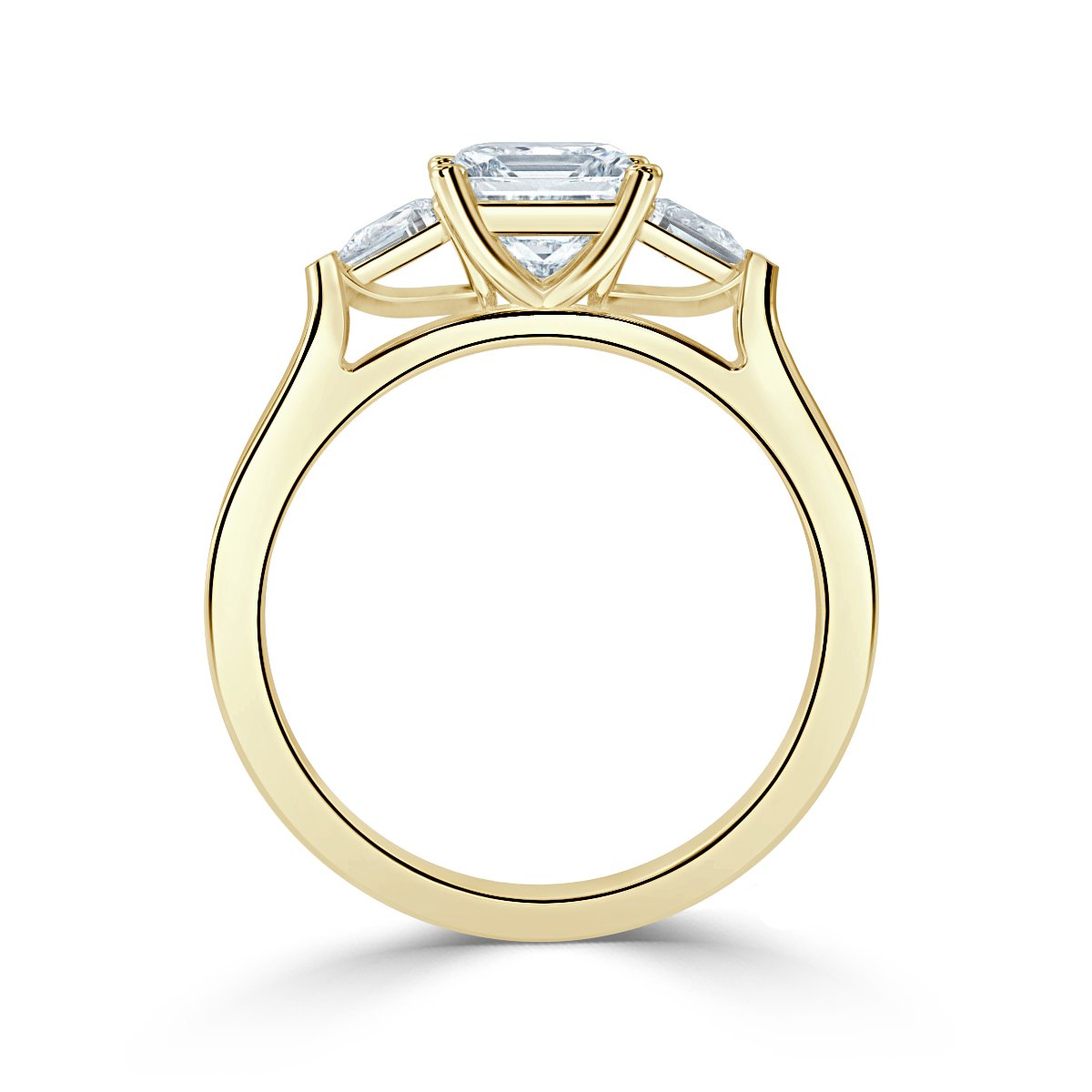 Princess With Pear Shape Trilogy Ring