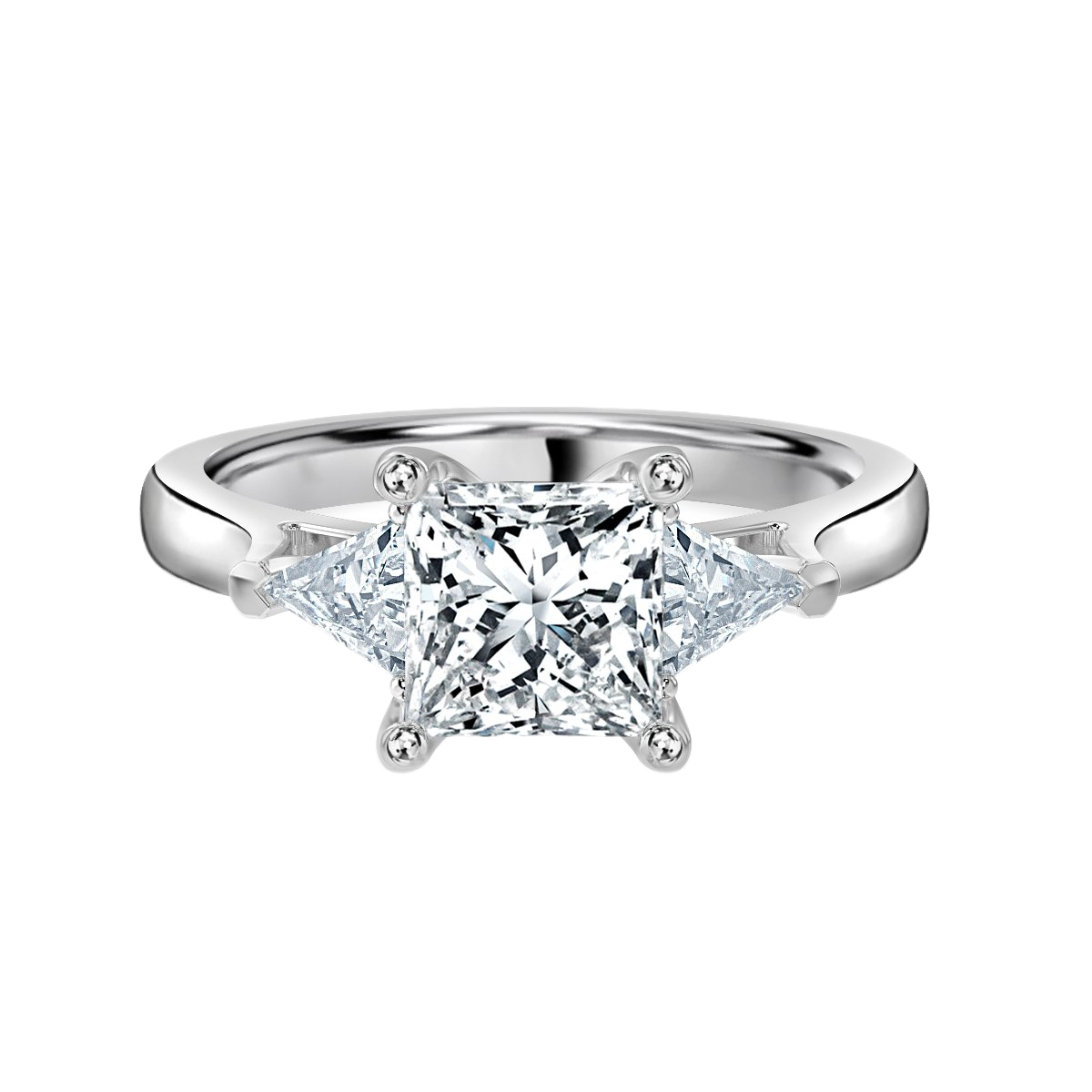 Princess With Triangle Trilogy Ring
