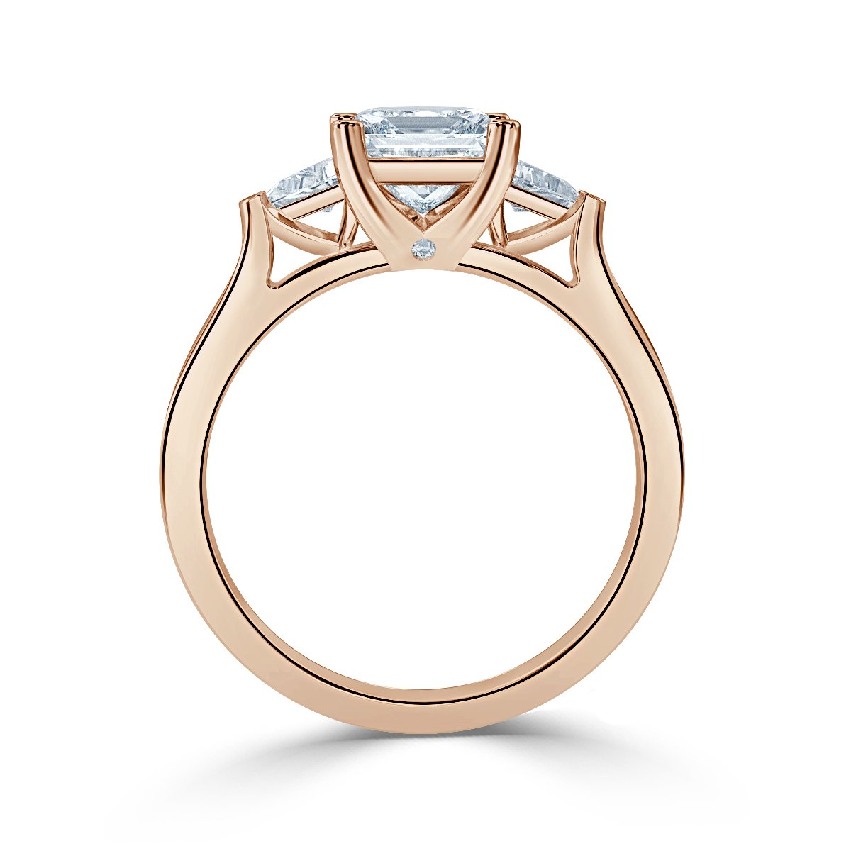 Princess With Triangle Trilogy Ring