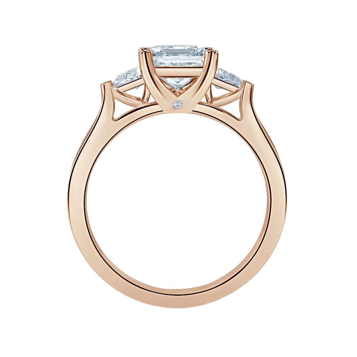 Princess With Triangle Trilogy Ring