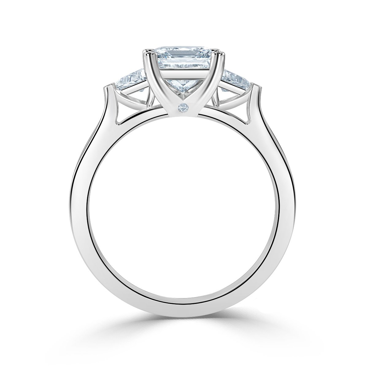 Princess With Triangle Trilogy Ring