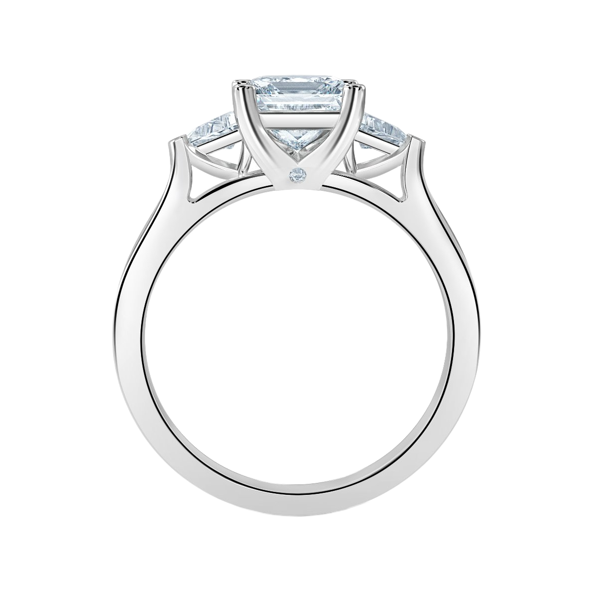 Princess With Triangle Trilogy Ring